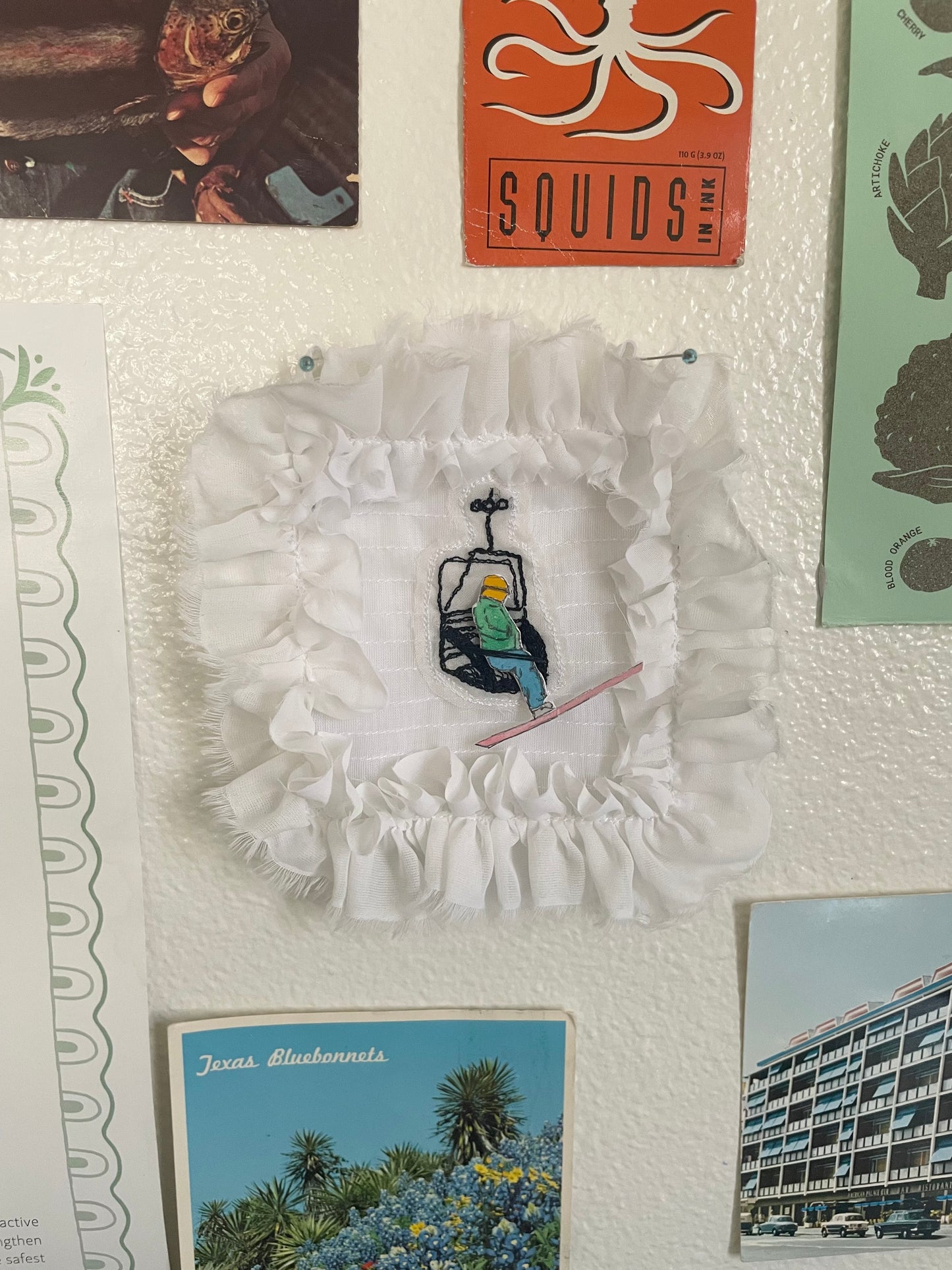 Ski Lift Mini Wall Hanging