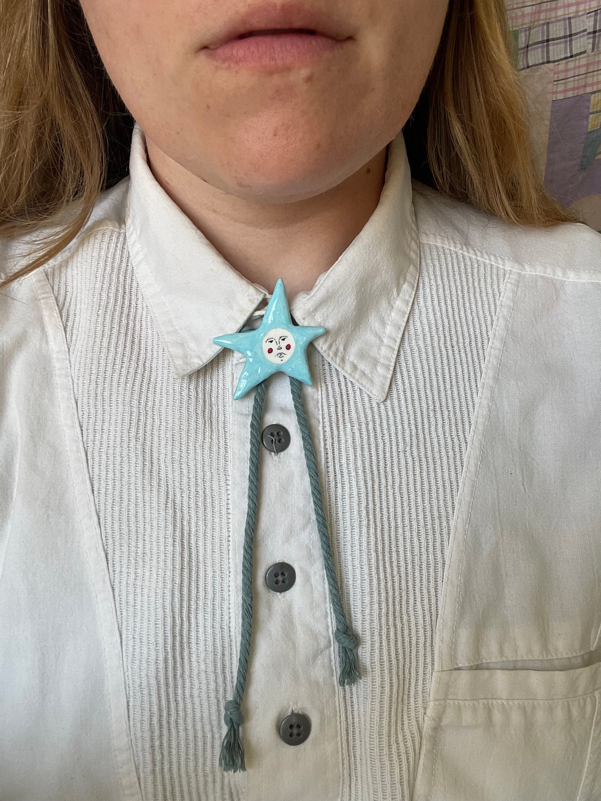 Light Blue Cherub Star