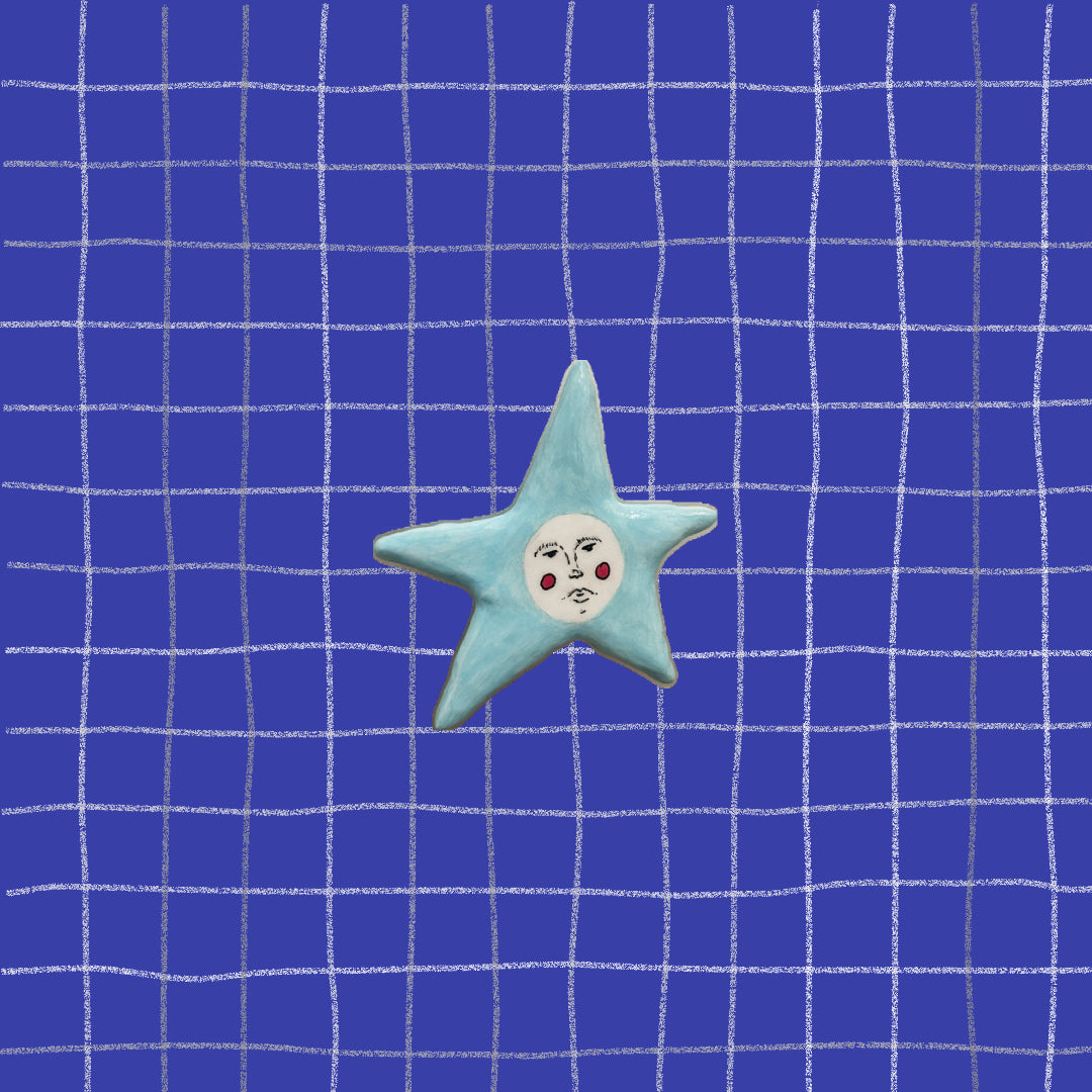 Light Blue Cherub Star
