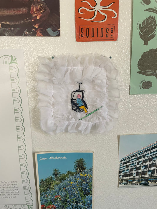 Ski Lift Mini Wall Hanging 2.0
